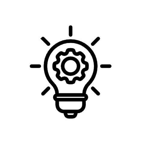 icon of a lightbulb